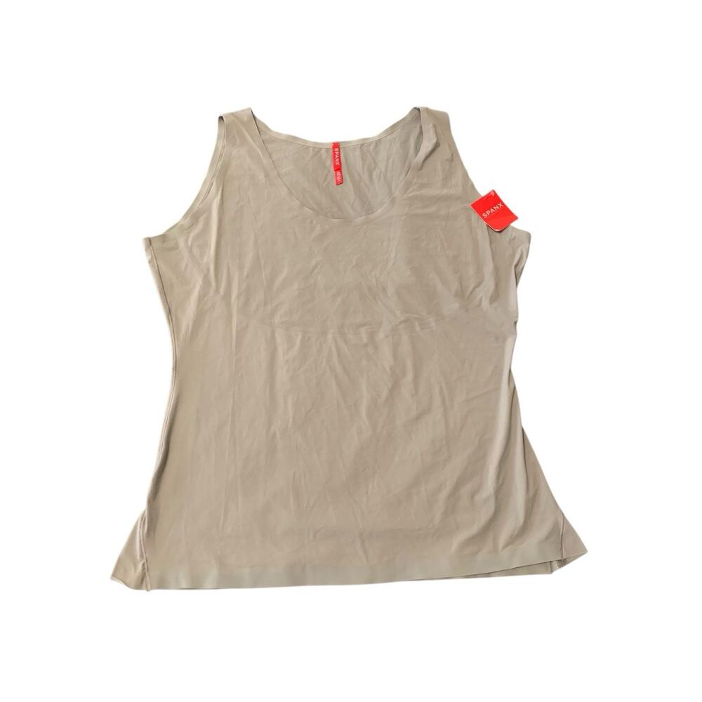 Spanx Women's Slimming Tank Top‎ Cami Plus Size 2X NEW Gray A306088 Shapewear